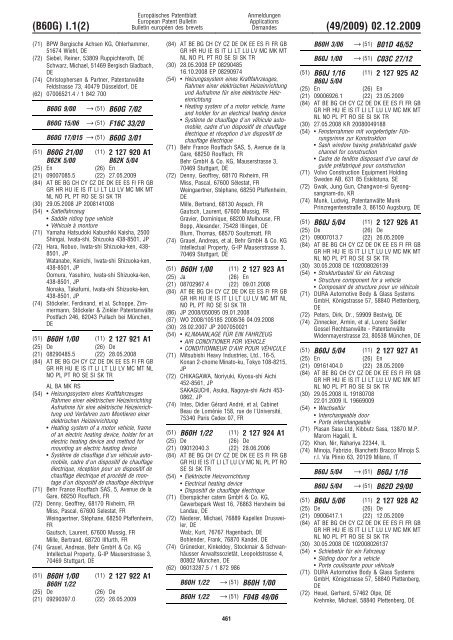 Bulletin 2009/49 - European Patent Office