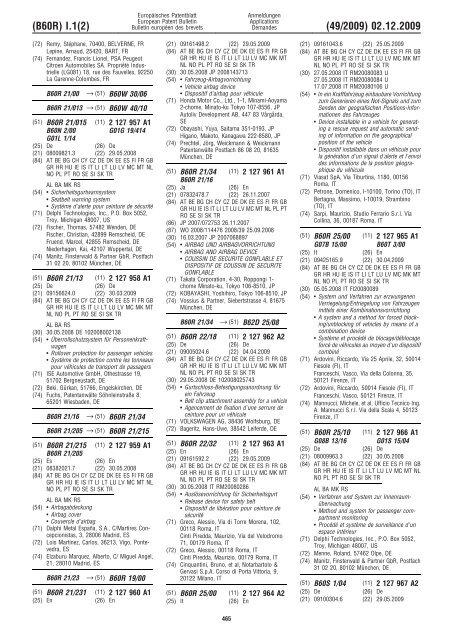 Bulletin 2009/49 - European Patent Office