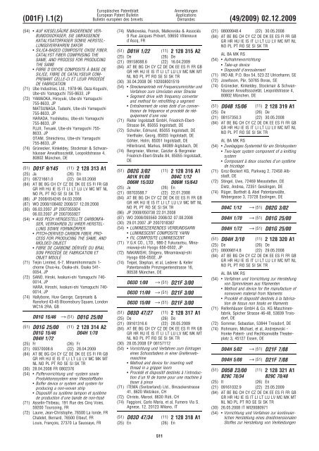 Bulletin 2009/49 - European Patent Office