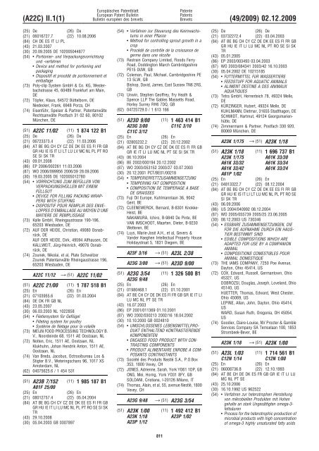 Bulletin 2009/49 - European Patent Office