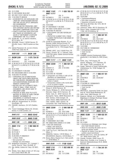 Bulletin 2009/49 - European Patent Office