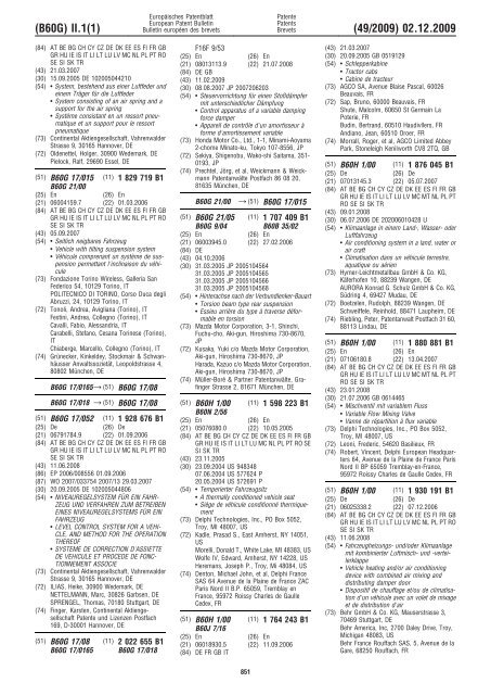 Bulletin 2009/49 - European Patent Office