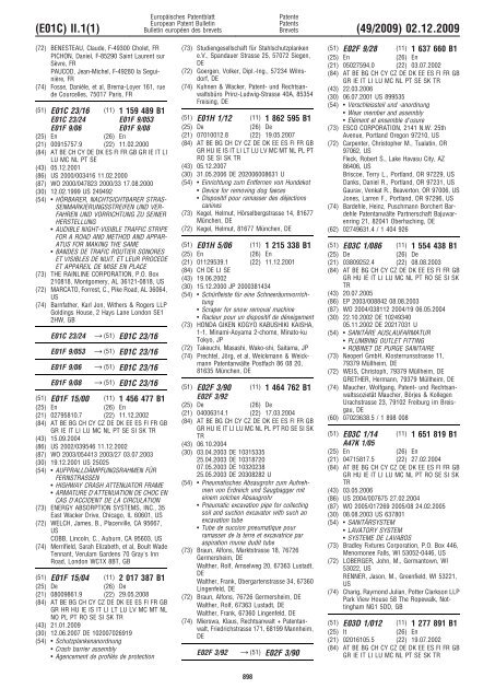 Bulletin 2009/49 - European Patent Office