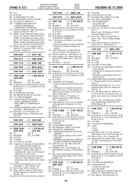 Bulletin 2009/49 - European Patent Office