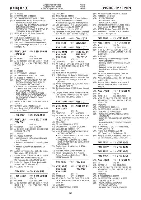 Bulletin 2009/49 - European Patent Office