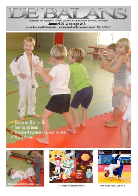 Gastlessen Bram en Bo Toernooitje doen? - Judoschool Herman ...