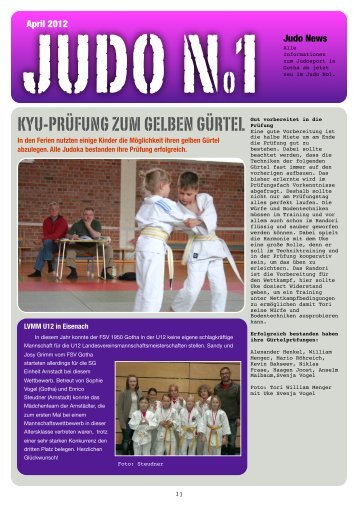 Judo No1 April 12 - FSV 1950 Gotha eV