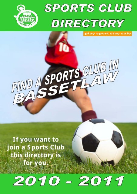 sports Club Directory 2010 Complete - Bassetlaw District Council