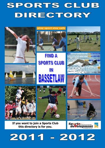 Bassetlaw Sports Club Directory 2011 - Bassetlaw District Council