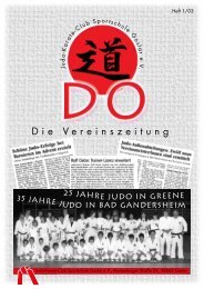 Die Vereinszeitung - Judo Karate Club Sportschule Goslar eV