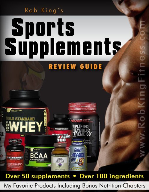 Rob King's Sports Supplement Guide - Rob King Fitness