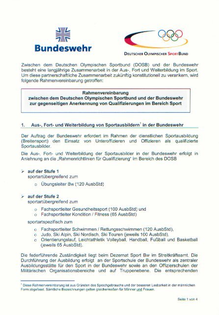 Rahmenvereinbarungen DOSB ( PDF , 3,0 MB)