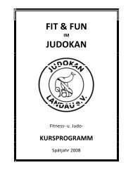 FIT & FUN JUDOKAN - Judokan Landau e.V.