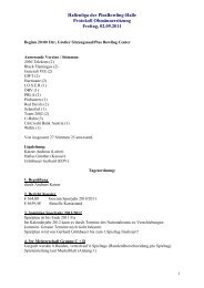 Herren Gruppeneinteilung Hallenliga Plus