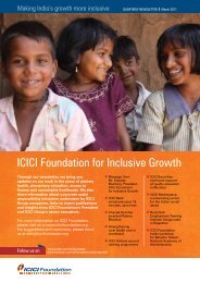 read more - ICICI Foundation