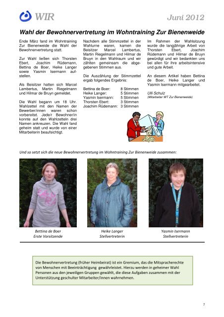 Ausgabe Juni 2012 - LEBENSHILFE - Delmenhorst