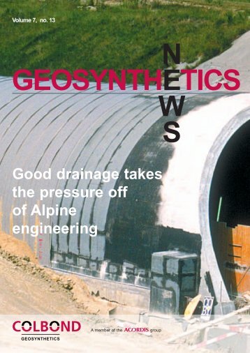 Volume 7, no. 13 - Colbond Geosynthetics