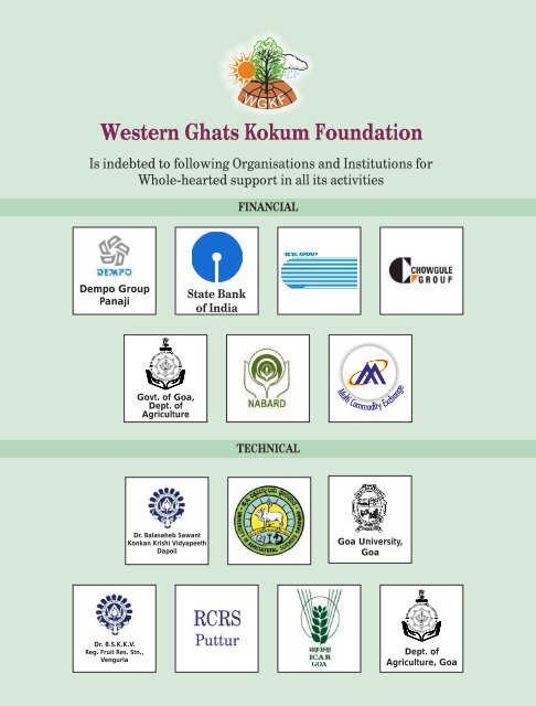Western Ghats Kokum Foundation - Organic Farming Association of ...