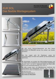 KUK SOL Das flexible Montagesystem - Kastens & Knauer GmbH ...