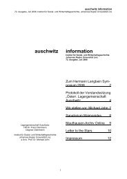 auschwitz information - und Wirtschaftsgeschichte - JKU