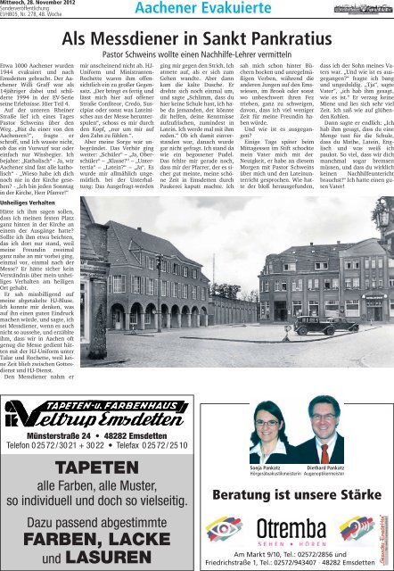 150 Jahre Höhere Schule Emsdetten - Heimatbund Emsdetten