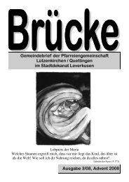 Ausgabe 3/08, Advent 2008 Gemeindebrief der ...