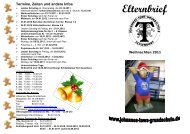 Elternbrief 19 - Weihnachten 2011 - Johannes-Tews-Grundschule