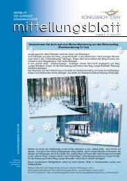 Amtsblatt Ausgabe 04/2013 - Gemeinde Königsbach-Stein