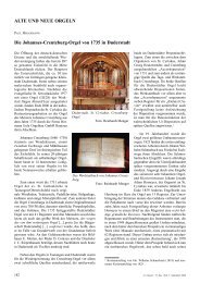 ALTE UND NEUE ORGELN Die Johannes-Creutzburg-Orgel von ...