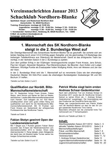 Vereinsnachrichten 2012 - Schachklub Nordhorn-Blanke von 1955 ...