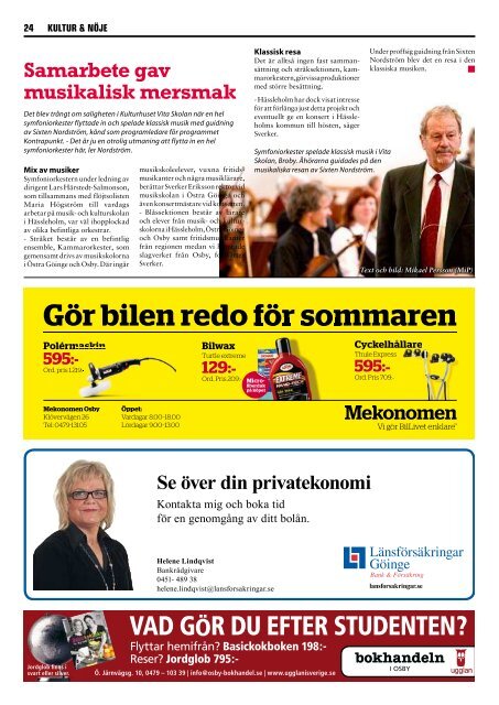 26/5 - 8/6 2010 100% Lokaltidning nr. 10 - Allt om Osby