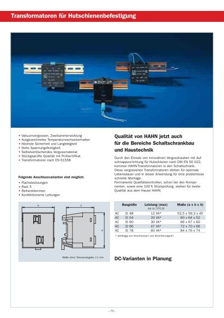 HAHN QUALITÄT - Hahn-Elektrobau GmbH