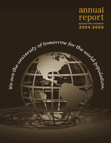annual report - Ben - Benedictine University
