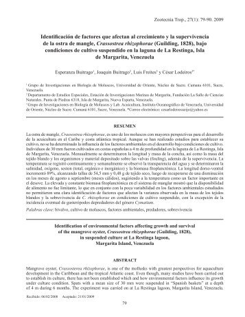 Identificación de factores que afectan al crecimiento y la ... - Inicio