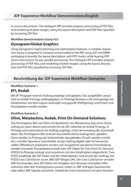 JDF Roadmap Broschüre - CIP4