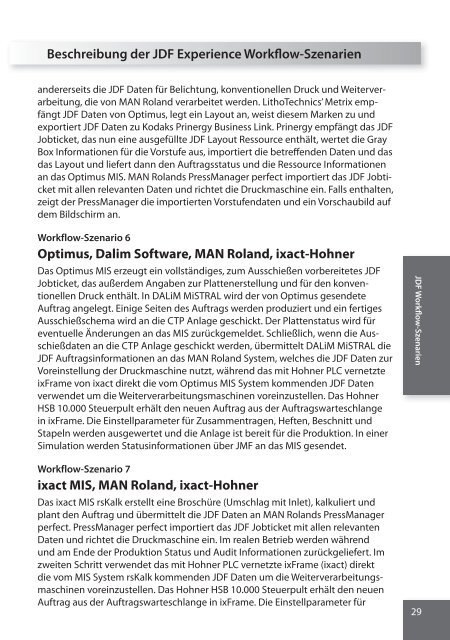 JDF Roadmap Broschüre - CIP4