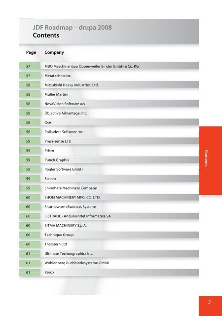 JDF Roadmap Broschüre - CIP4