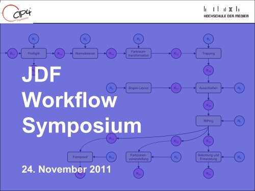 JDF Workflow Symposium - CIP4