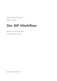 Der JDF-Workflow – Lehrbuch Automation: Titelei, Inhalt ... - PDF-Site