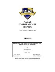 Yuen, Ming Fatt.: Dilution of Precision (DOP) calculation - NPS ...