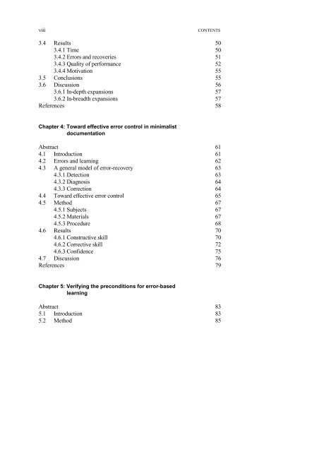 MINIMALIST COMPUTER DOCUMENTATION - Universiteit Twente