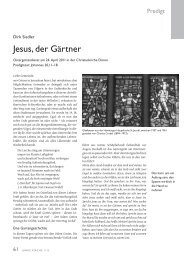 Predigt Jesus, der Gärtner [PDF] Dirk Siedler - Junge Kirche