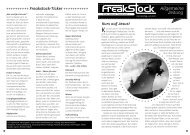 FAZ Donnerstag 2011 - Freakstock