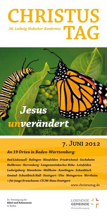 Jesus unverändert - Christustag