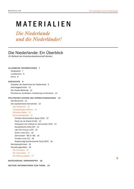 Sprache & Kultur - Die Niederlande und die ... - Lerende Euregio