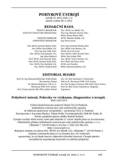3+4+Supplementum/2012 - Společnost pro pojivové tkáně