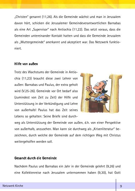 Hauskreismaterial Netzwerk Kirche - Lebendige Gemeinde