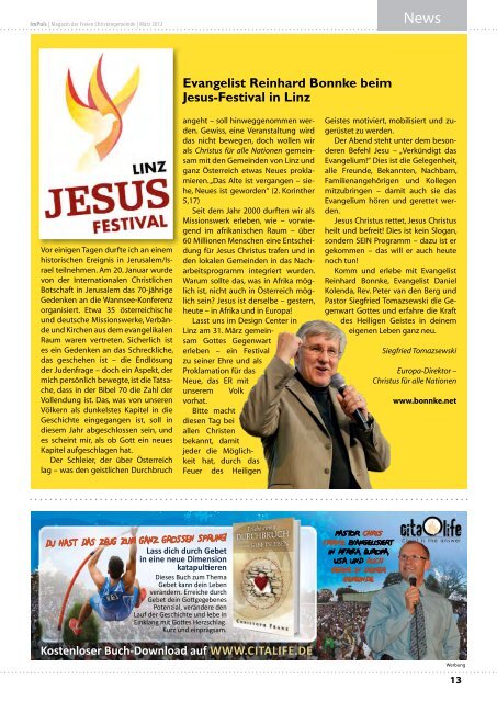 Ausgabe 3 / 2012 LET'S GO! - Freie Christengemeinde