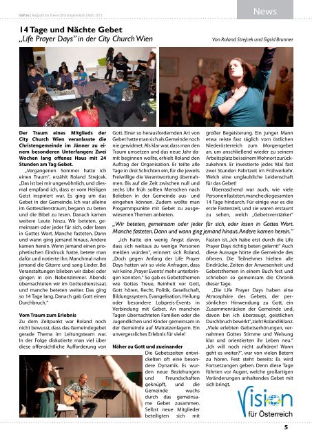 Ausgabe 3 / 2012 LET'S GO! - Freie Christengemeinde