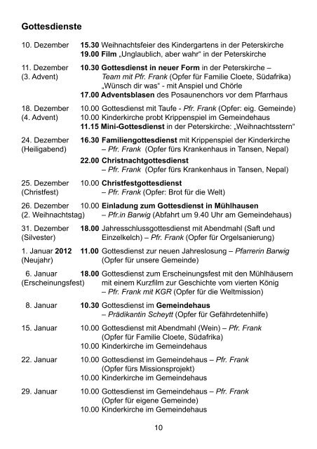 März 2012 - Evangelische Kirchengemeinde Lienzingen